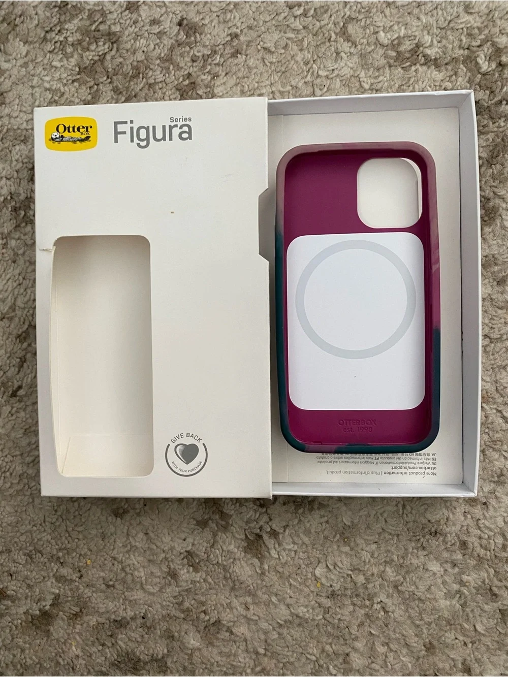 OtterBox Gradient Purple and Dark Blue Protective Phone Case for IPhone 12 mini